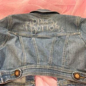 Apple Bottom Jeans Cropped Denim Jacket
